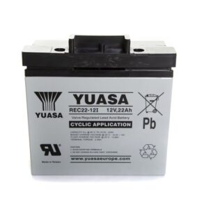Yuasa REC 12v 22AH Battery With Cap