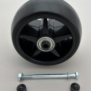 NEW Front Wheel for Powakaddy Black - Assembly with fixings