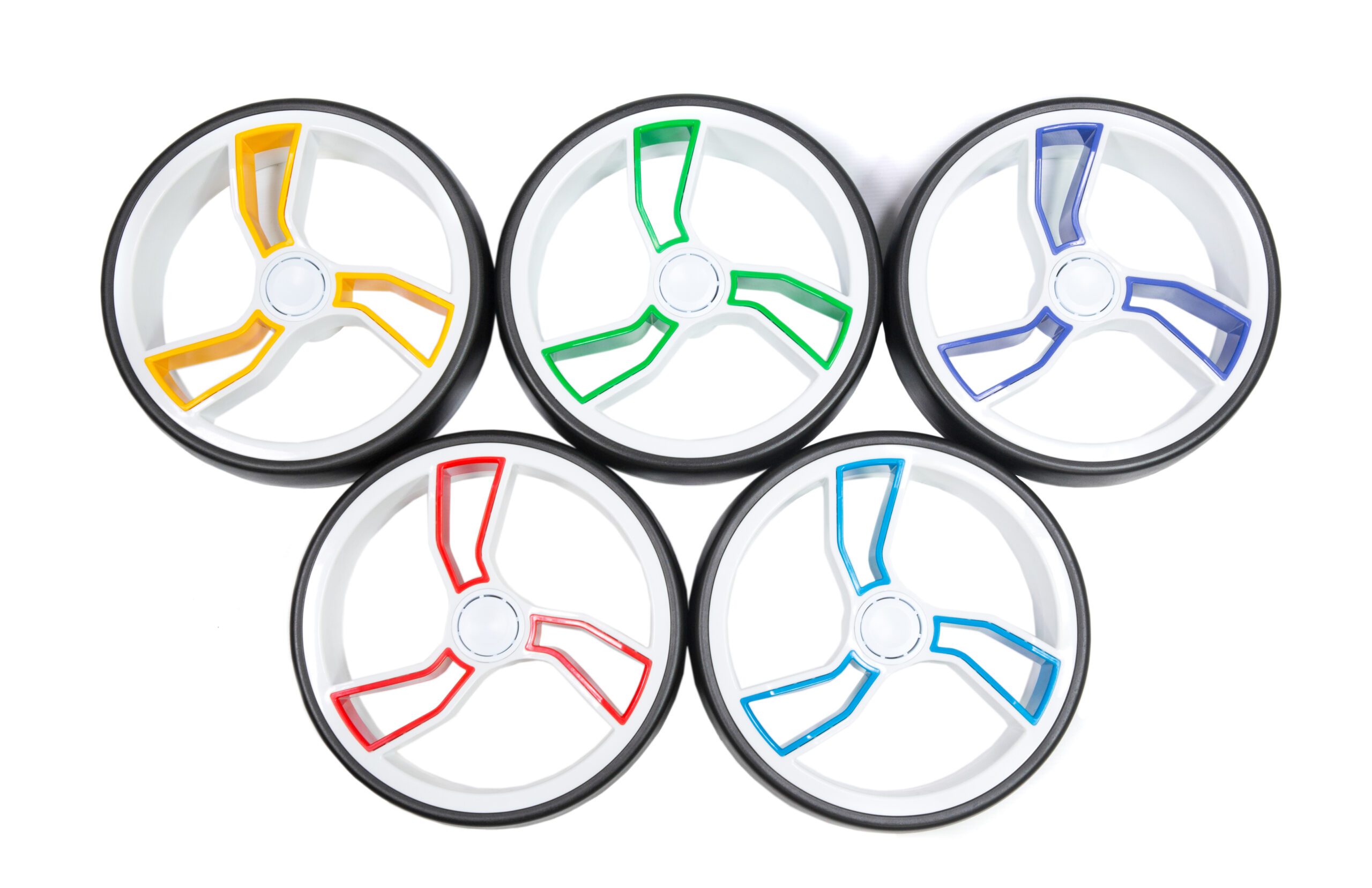 Pair of Sport wheels for Golfstream White - Image 3
